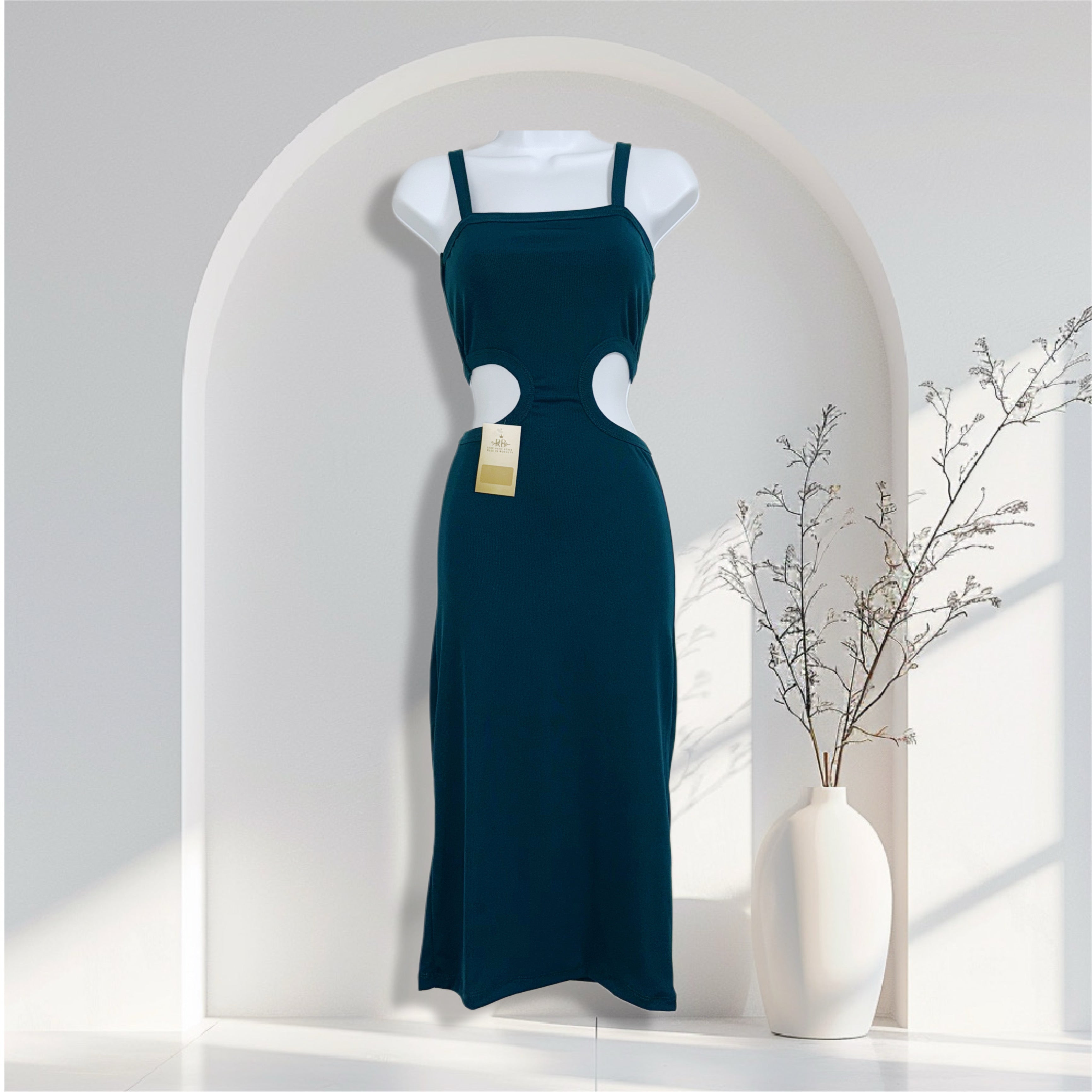 Eclipse Cutout Midi Dress